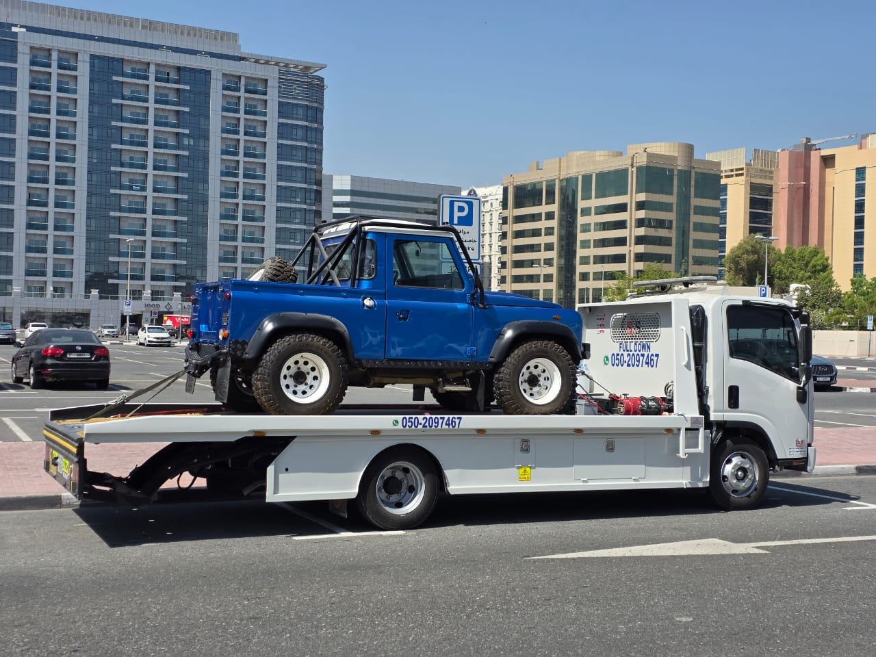 Roadside assistance Dubai residential area