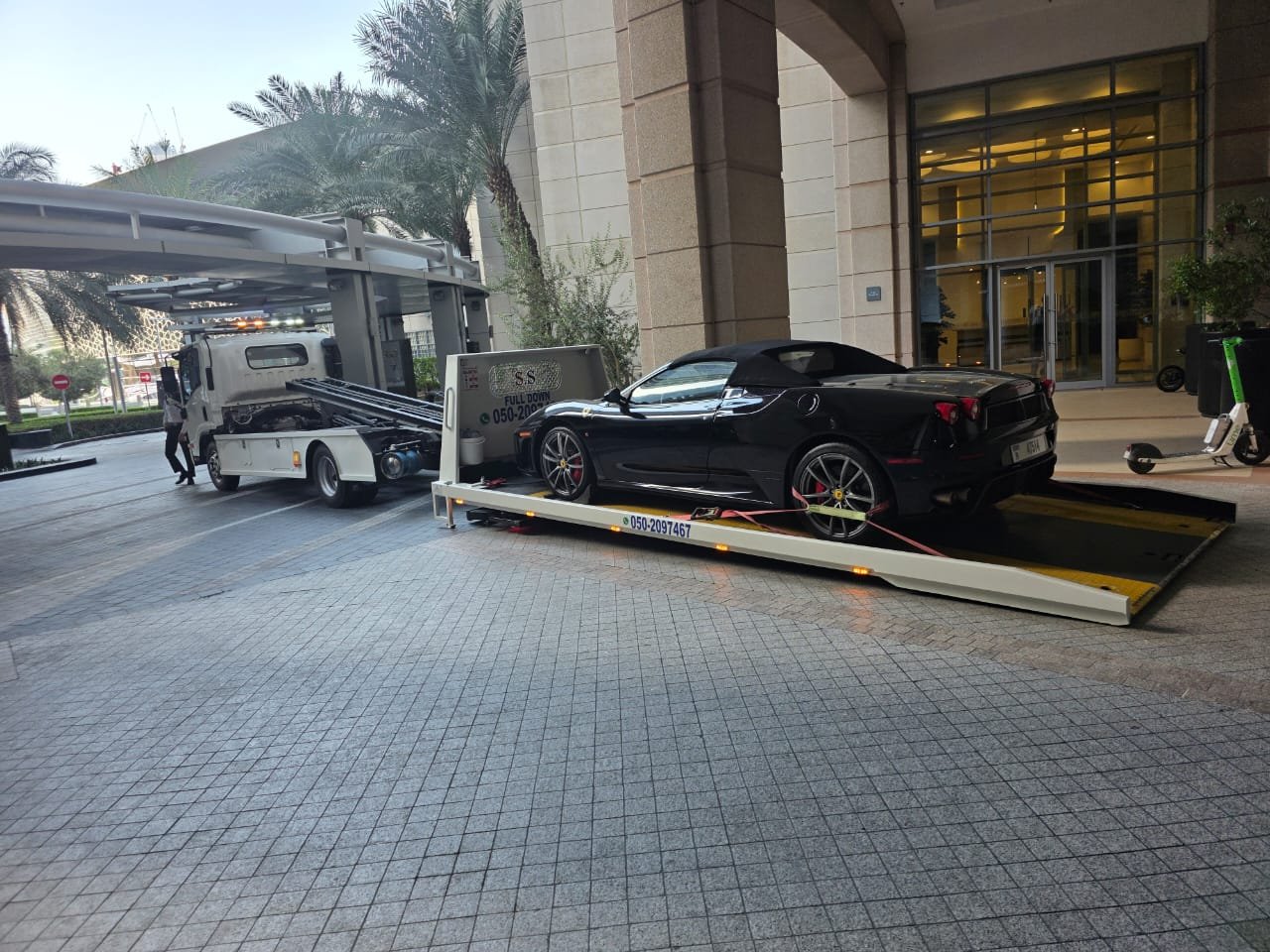 Car towing Dubai — professional truck operations